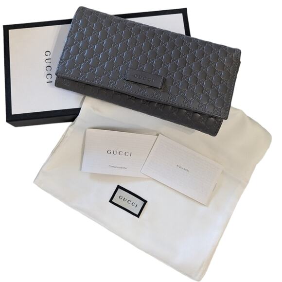 Gucci Microguccissima Continental Flap Wallet Authentic - Picture 1 of 9